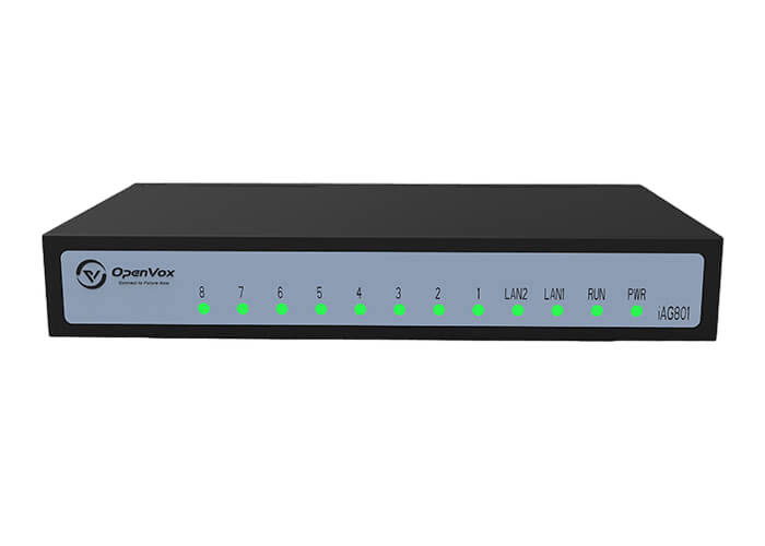 Cost-effective 8 FXS Analog Gateway —— iAG801
