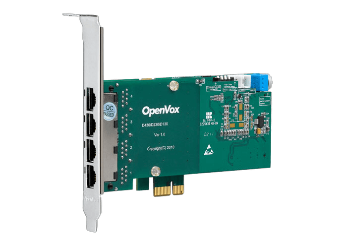 OpenVox D410E (PCI-e) Version is Now released!