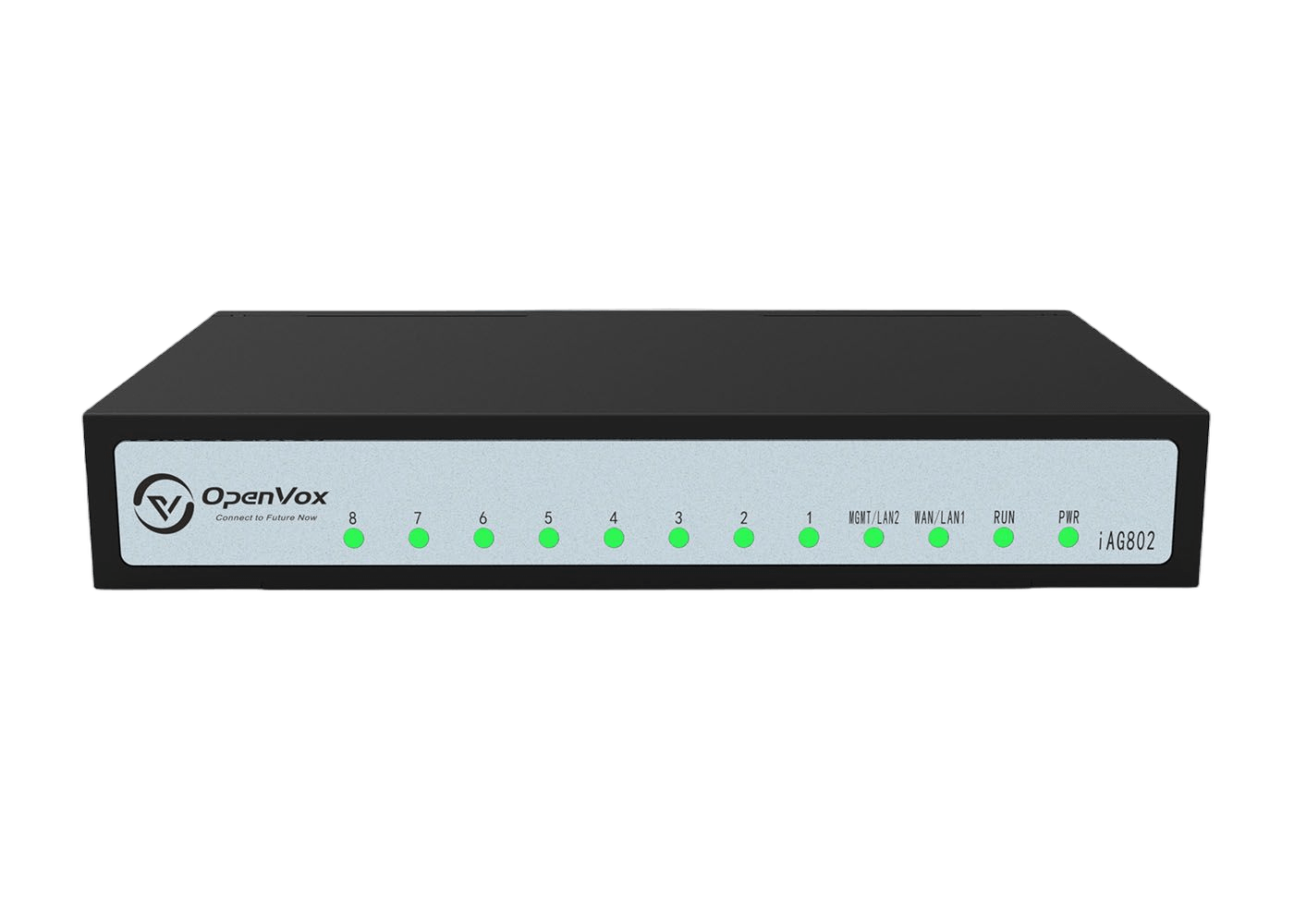 iAG802 Analog VoIP Gateway front product view