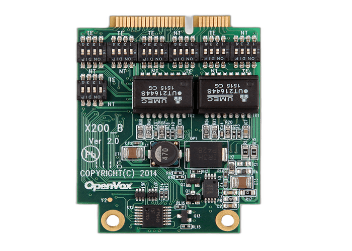 OpenVox B200M hybrid BRI module for interface planning