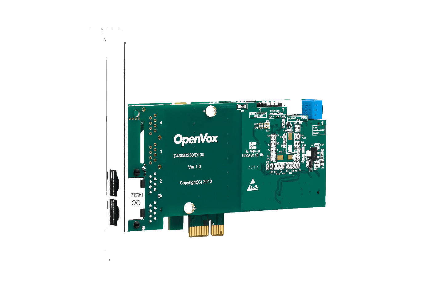OpenVox D1630E high-density digital card for trunk planning
