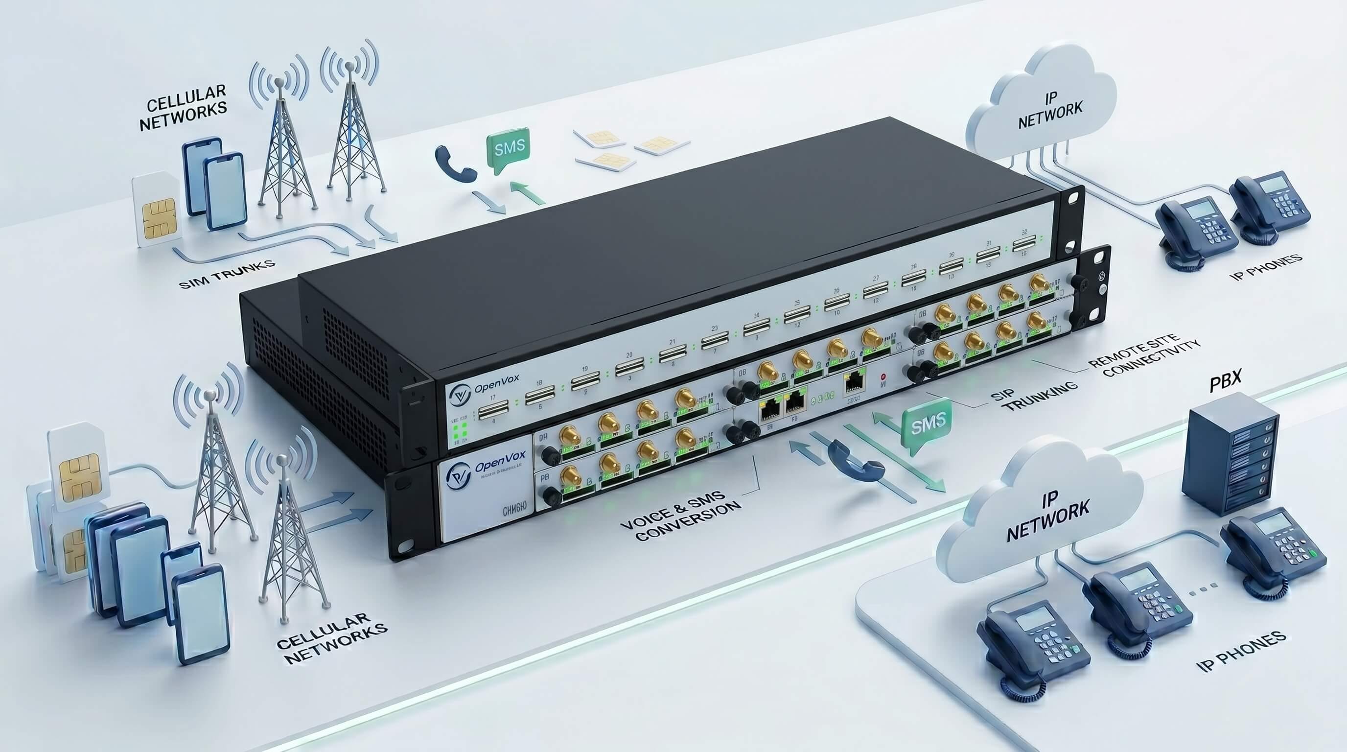 OpenVox SWG and GWP wireless VoIP gateway product family