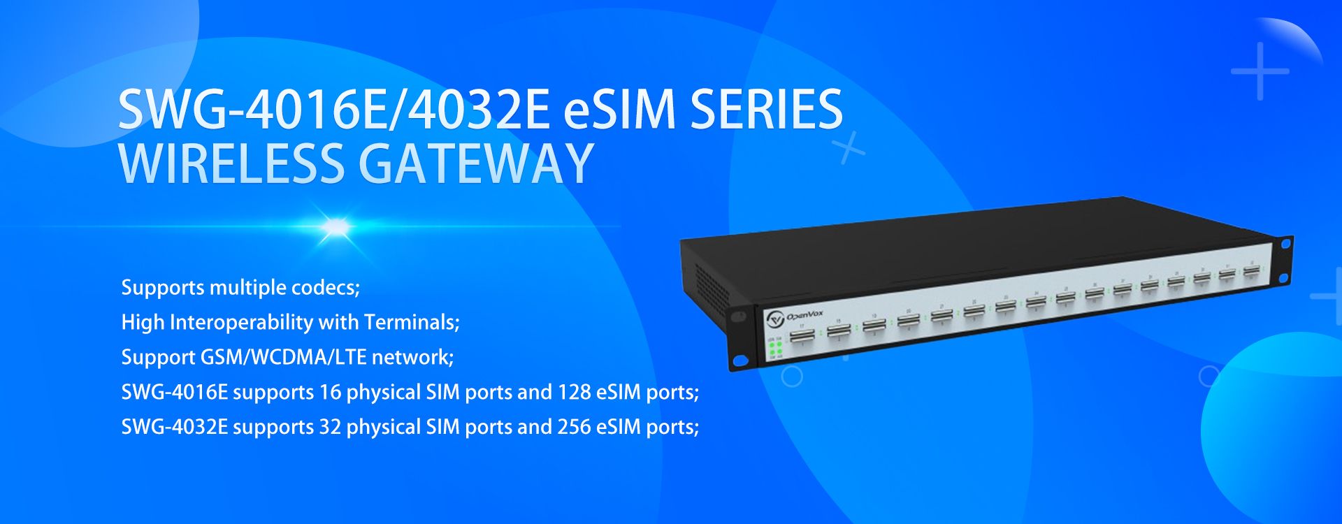 SWG-4016E/4032E eSIM Wireless Gateway banner