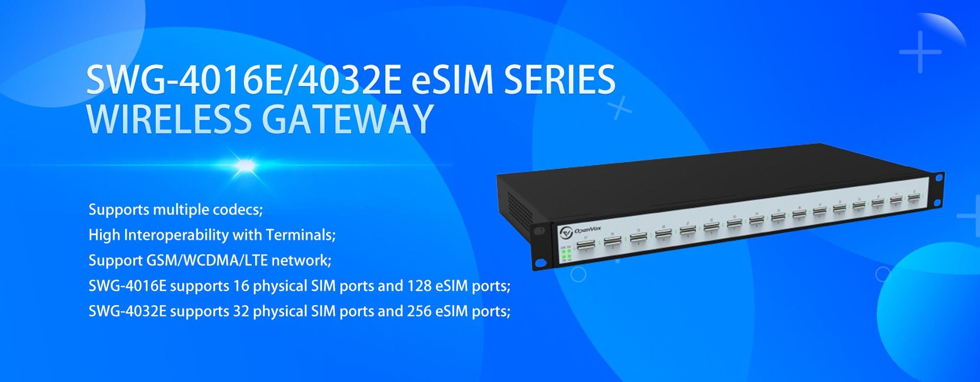 SWG-4016E/4032E eSIM Wireless Gateway banner