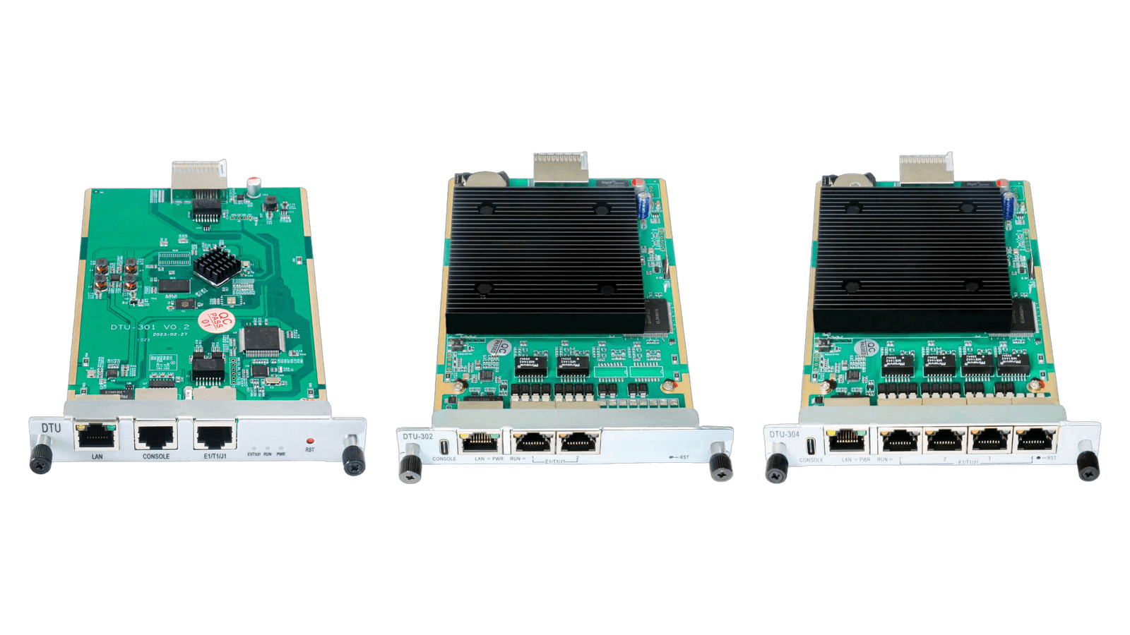 OpenVox DTU-301, DTU-302, and DTU-304 digital trunk module family
