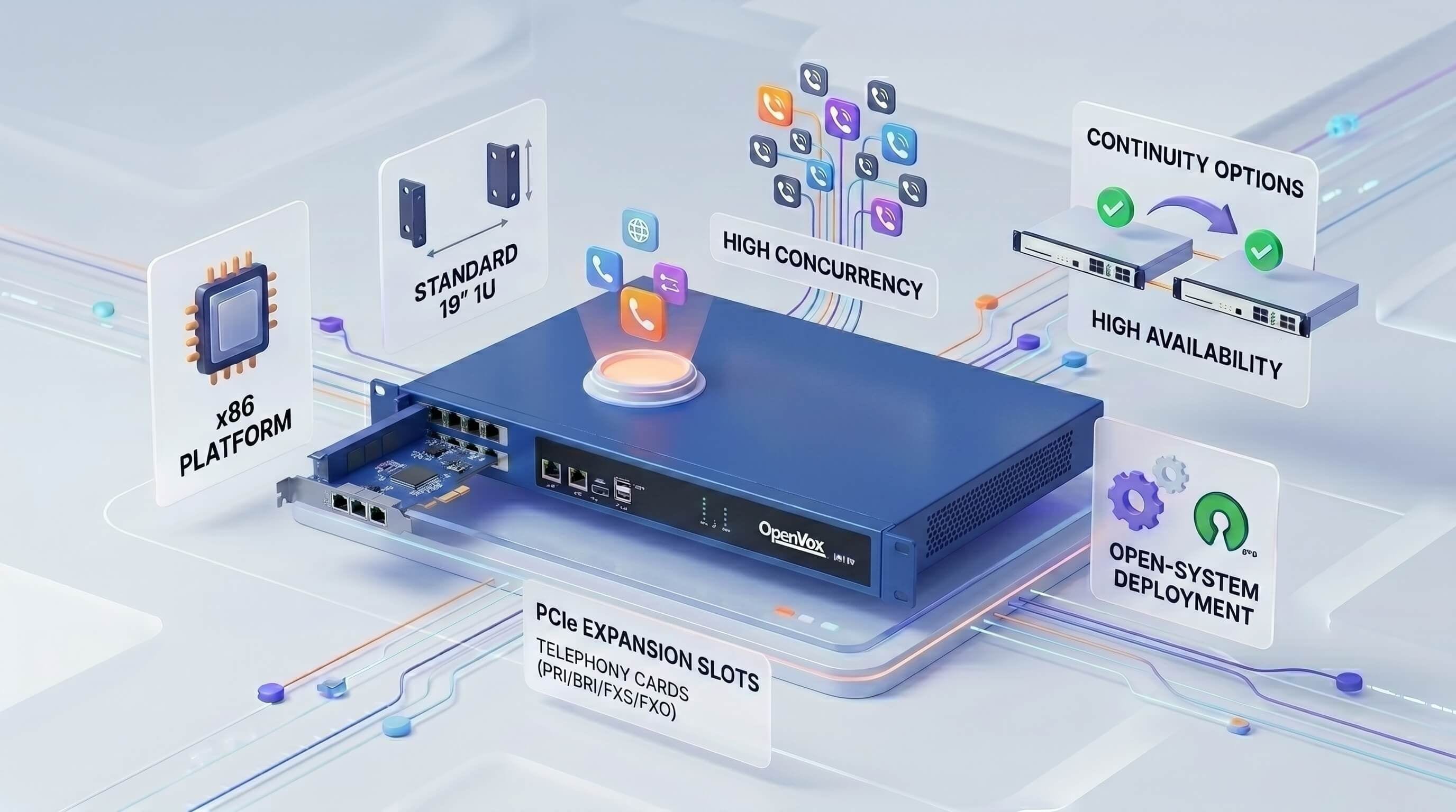 OpenVox IX160(P) Enterprise Series IPPBX