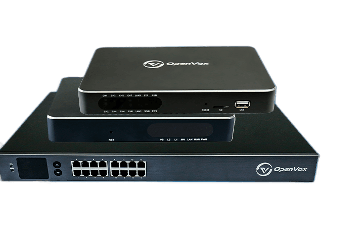OpenVox UC120P, UC200, and UC1000 device stack